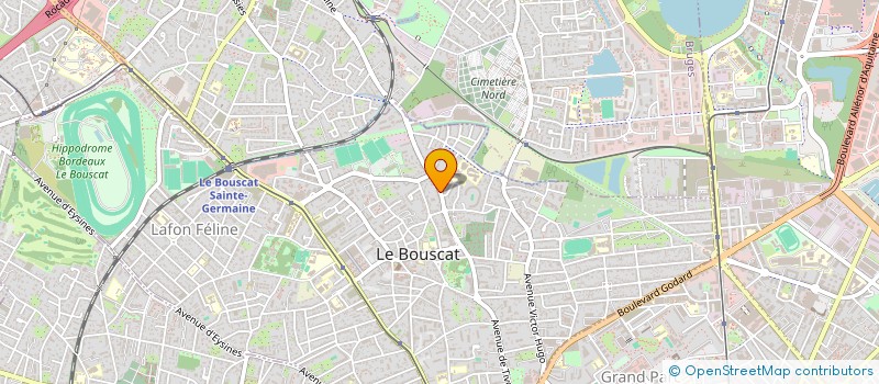 localisation de l'entreprise MONSIEUR MATTHIAS DAUBECH  LE BOUSCAT