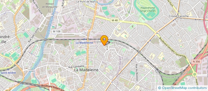 localisation de l'entreprise MONSIEUR MATTHIAS DELATTRE à MARCQ-EN-BARŒUL