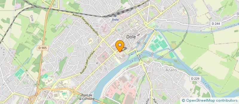 localisation de l'entreprise MONSIEUR MATTHIAS DEMIZIEUX à DOLE
