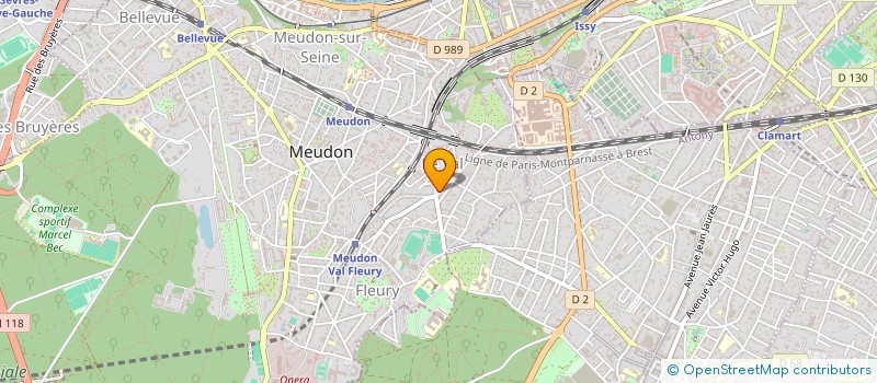 localisation de l'entreprise MONSIEUR MATTHIAS DEMOULIN à MEUDON
