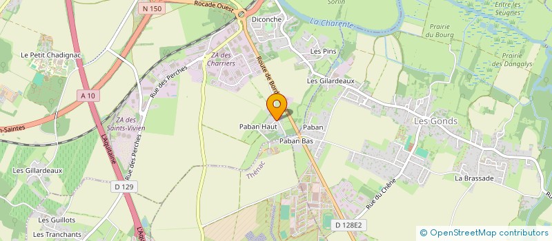 localisation de l'entreprise MONSIEUR MATTHIAS DESSALLES  SAINTES