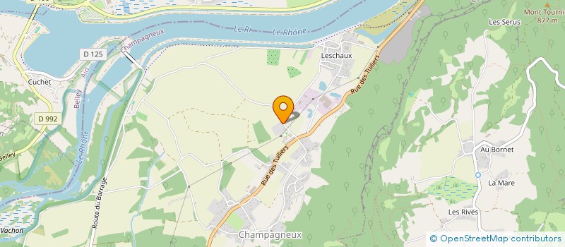 localisation de l'entreprise MONSIEUR MATTHIAS DESSOLY  CHAMPAGNEUX