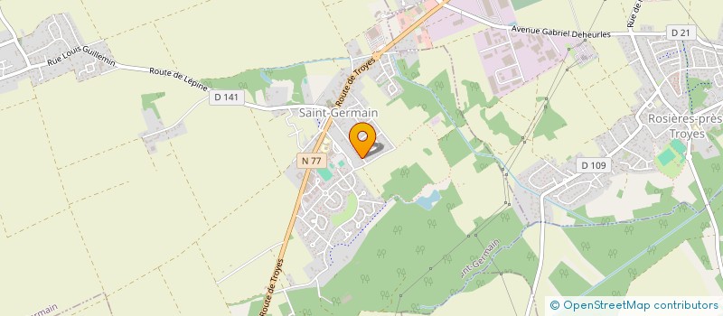 localisation de l'entreprise MONSIEUR MATTHIAS DEVANLAY  SAINT-GERMAIN