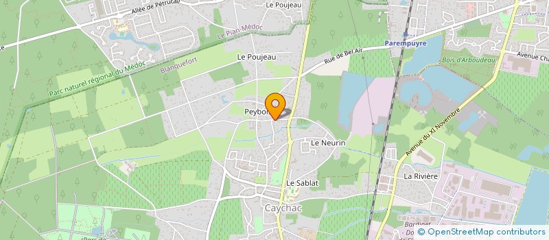 localisation de l'entreprise MONSIEUR MATTHIAS DIAZ à BLANQUEFORT