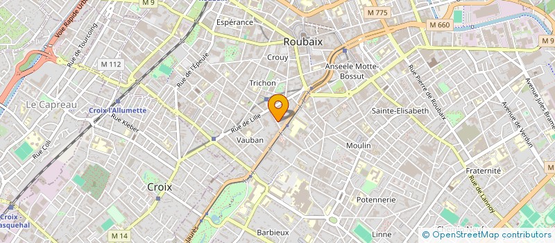 localisation de l'entreprise MONSIEUR MATTHIAS DUGAUQUIER  ROUBAIX