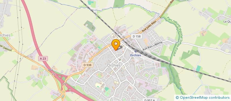 localisation de l'entreprise MONSIEUR MATTHIAS DUHEM  ORCHIES