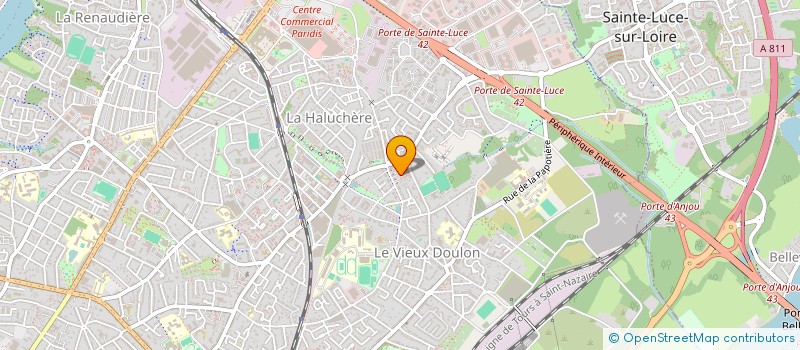 localisation de l'entreprise MONSIEUR MATTHIAS ELBAZ à NANTES