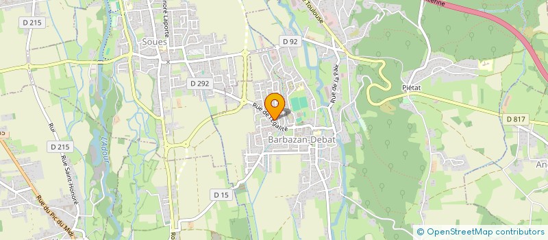 localisation de l'entreprise MONSIEUR MATTHIAS ESCARTIN  BARBAZAN-DEBAT