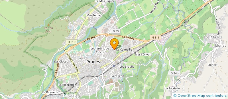 localisation de l'entreprise MONSIEUR MATTHIAS EVERTS  PRADES