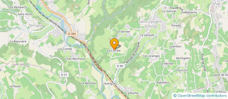 localisation de l'entreprise MONSIEUR MATTHIAS FEIN à VAL D'OINGT