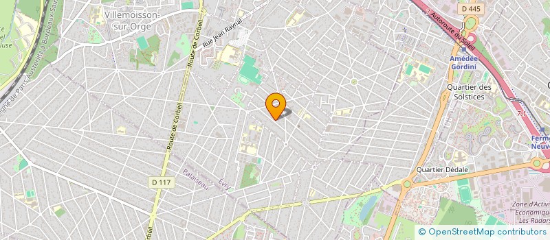 localisation de l'entreprise MONSIEUR MATTHIAS FERRARIO  MORSANG-SUR-ORGE