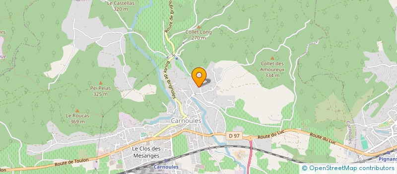 localisation de l'entreprise MONSIEUR MATTHIAS FRICAU  CARNOULES