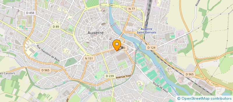 localisation de l'entreprise MONSIEUR MATTHIAS FUHRMANN à AUXERRE
