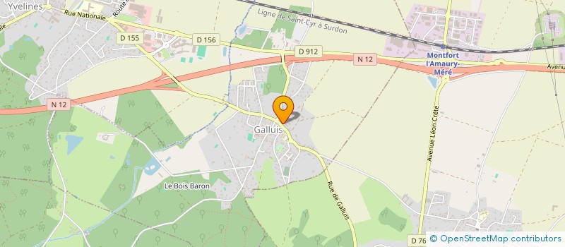 localisation de l'entreprise MONSIEUR MATTHIAS GABORIAU  GALLUIS