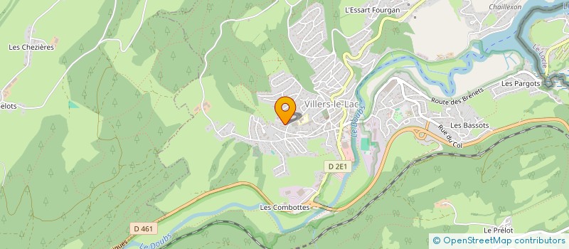 localisation de l'entreprise MONSIEUR MATTHIAS GAESTEL  VILLERS-LE-LAC