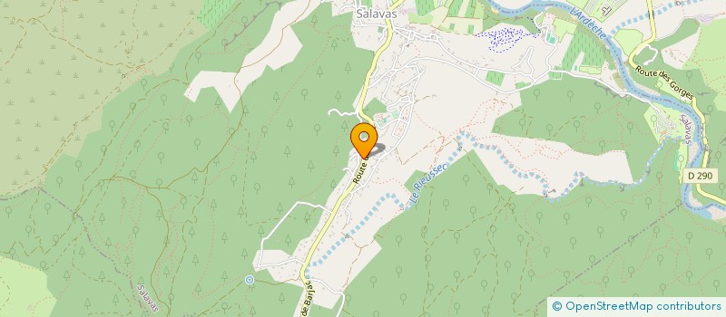 localisation de l'entreprise MONSIEUR MATTHIAS GAILLARD  SALAVAS