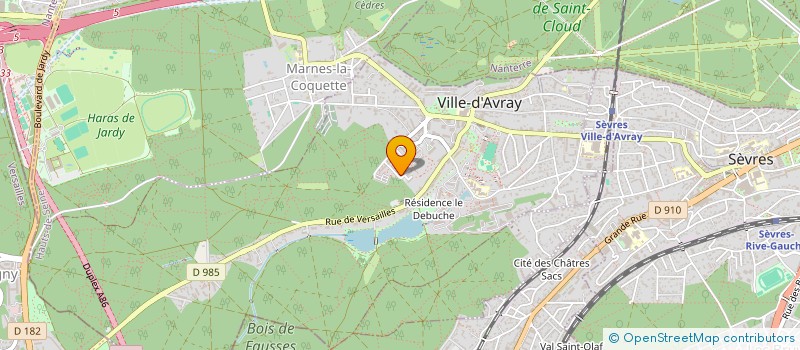 localisation de l'entreprise MONSIEUR MATTHIAS GARCIA à VILLE-D'AVRAY