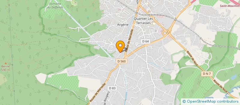 localisation de l'entreprise MONSIEUR MATTHIAS GERARD à SAINT-MAXIMIN-LA-SAINTE-BAUME