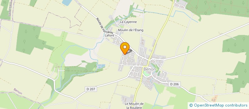 localisation de l'entreprise MONSIEUR MATTHIAS GOBAIN  BENON