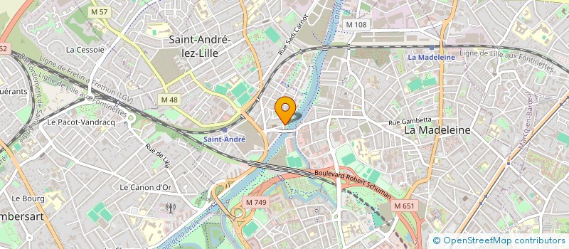 localisation de l'entreprise MONSIEUR MATTHIAS GOULARD à SAINT-ANDRE-LEZ-LILLE