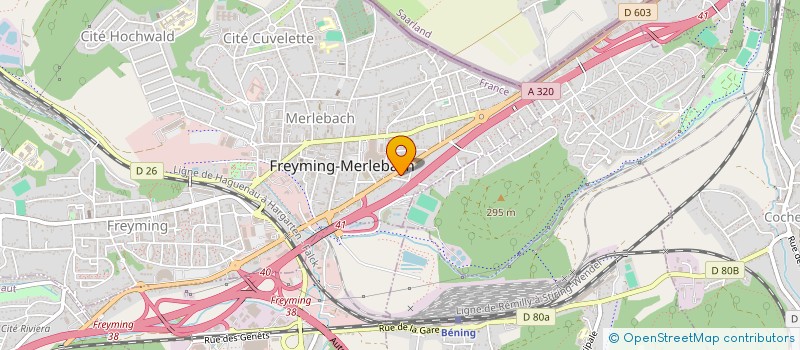 localisation de l'entreprise MONSIEUR MATTHIAS GRIZZANTI  FREYMING-MERLEBACH