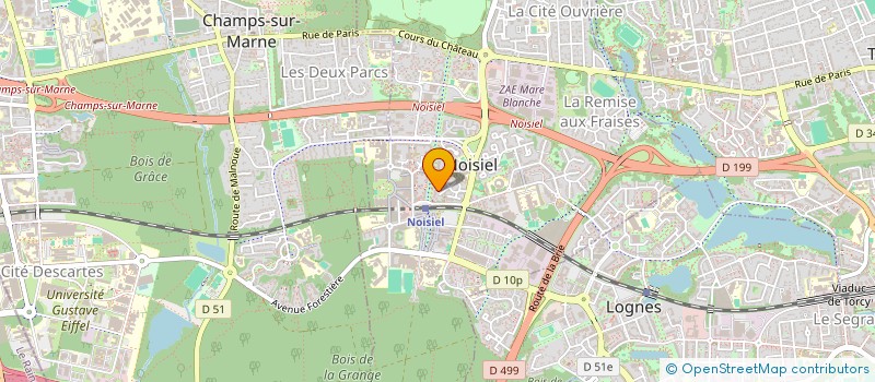 localisation de l'entreprise MONSIEUR MATTHIAS GUILLEMOT  NOISIEL