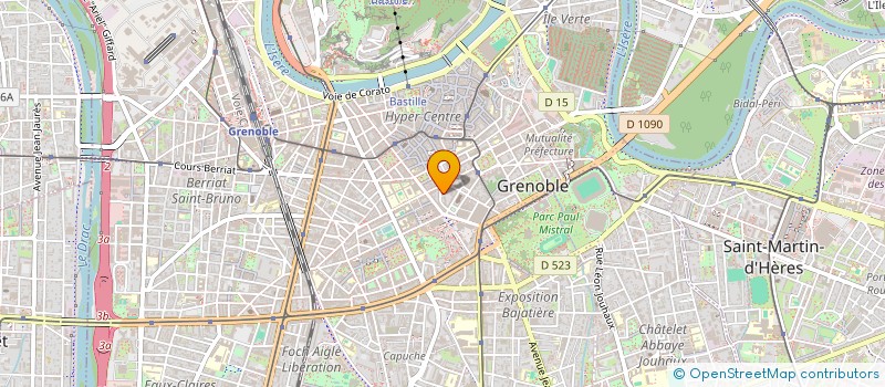 localisation de l'entreprise MONSIEUR MATTHIAS HANOTIN  GRENOBLE