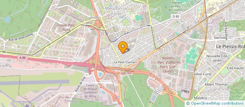 localisation de l'entreprise MONSIEUR MATTHIAS HAVERLANT à CLAMART