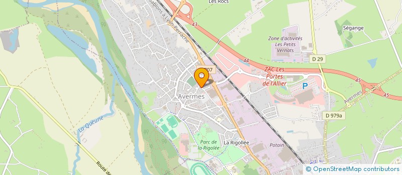 localisation de l'entreprise MONSIEUR MATTHIAS HELY  AVERMES