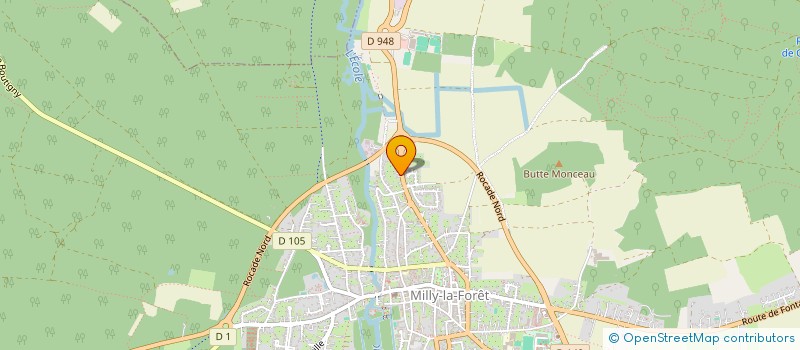 localisation de l'entreprise MONSIEUR MATTHIAS HOUEL  MILLY-LA-FORET