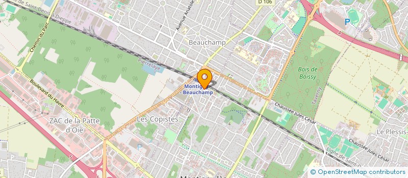 localisation de l'entreprise MONSIEUR MATTHIAS JAMIN  MONTIGNY-LES-CORMEILLES