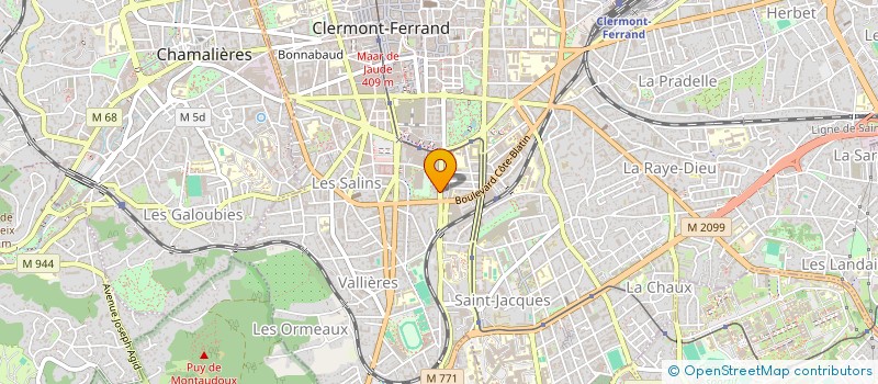 localisation de l'entreprise MONSIEUR MATTHIAS JOURDAN  CLERMONT-FERRAND