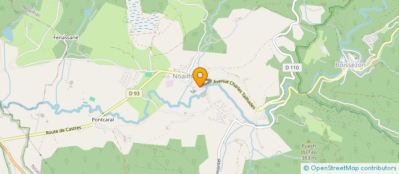 localisation de l'entreprise MONSIEUR MATTHIAS KAUFFER  NOAILHAC