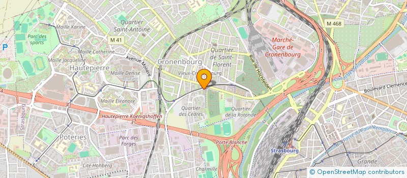 localisation de l'entreprise MONSIEUR MATTHIAS KIEHL à STRASBOURG
