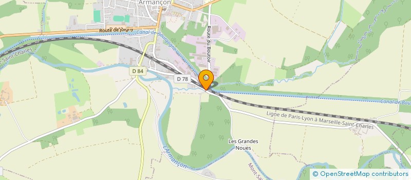 localisation de l'entreprise MONSIEUR MATTHIAS-KILIAN CLEMENT  BRIENON-SUR-ARMANCON