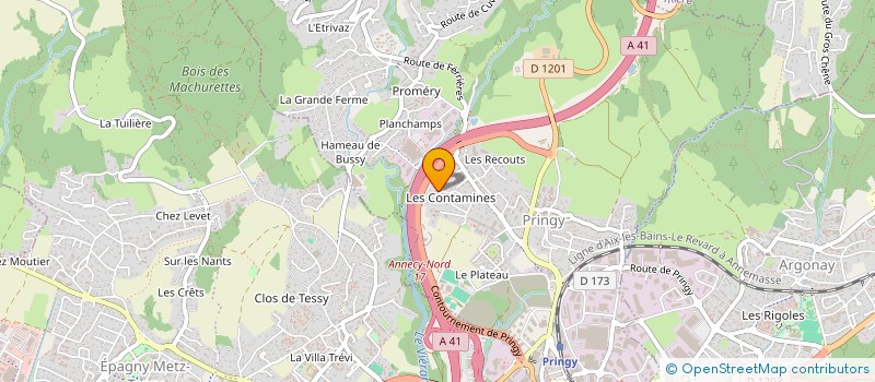 localisation de l'entreprise MONSIEUR MATTHIAS KLIMEK à ANNECY