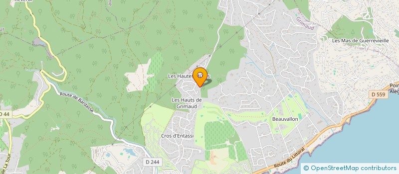 localisation de l'entreprise MONSIEUR MATTHIAS KOCH à GRIMAUD