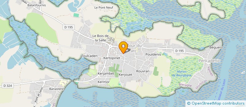 localisation de l'entreprise MONSIEUR MATTHIAS KUSSMAUL  LE TOUR-DU-PARC