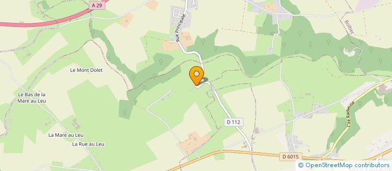 localisation de l'entreprise MONSIEUR MATTHIAS LEFEVRE  TROIS PIERRES (LES)