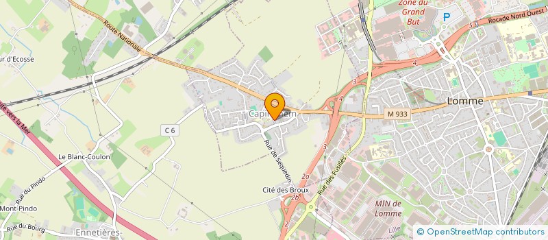 localisation de l'entreprise MONSIEUR MATTHIAS LEGROS à LILLE