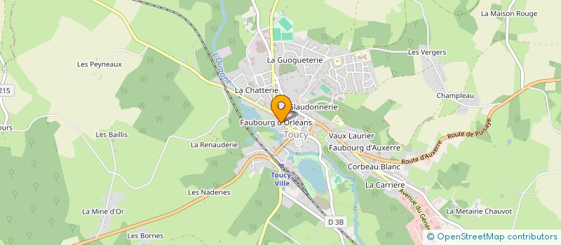 localisation de l'entreprise MONSIEUR MATTHIAS LESPINASSE à TOUCY