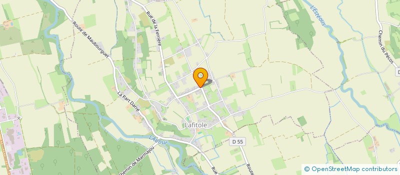 localisation de l'entreprise MONSIEUR MATTHIAS LESTRADE  LAFITOLE