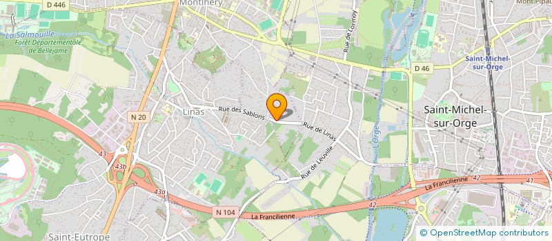 localisation de l'entreprise MONSIEUR MATTHIAS MALHE  MONTLHERY