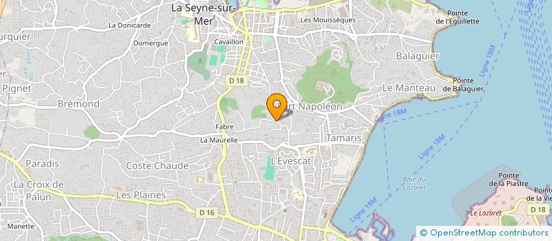 localisation de l'entreprise MONSIEUR MATTHIAS MANGION à OLLIOULES