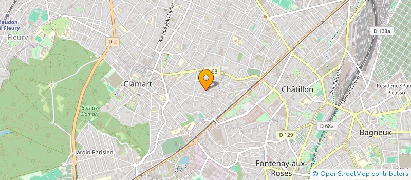 localisation de l'entreprise MONSIEUR MATTHIAS MARIN  CLAMART