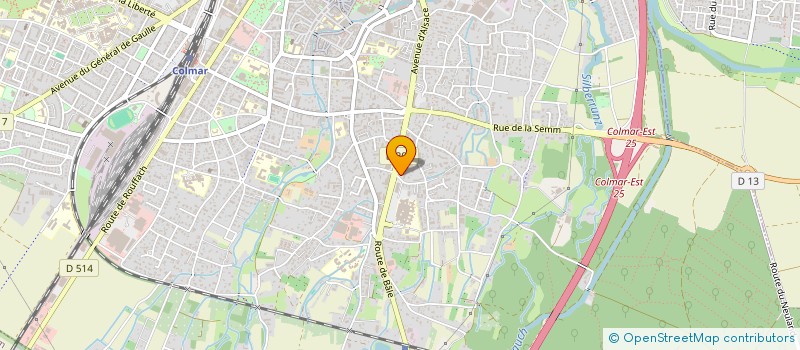 localisation de l'entreprise MONSIEUR MATTHIAS MENZA  COLMAR