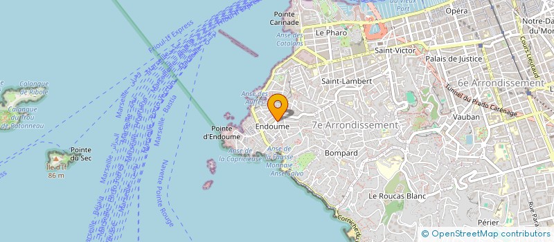localisation de l'entreprise MONSIEUR MATTHIAS MERELLE à MARSEILLE
