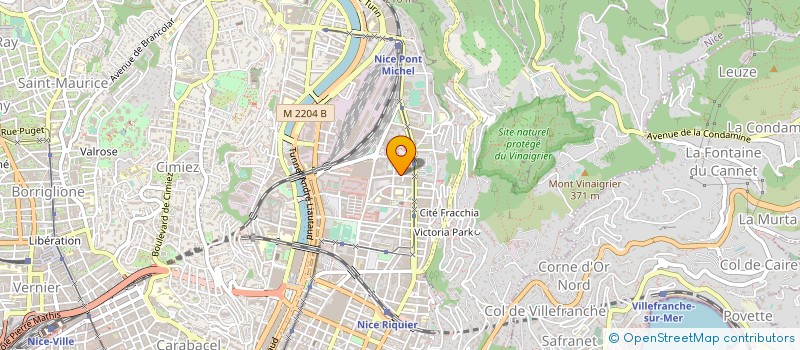 localisation de l'entreprise MONSIEUR MATTHIAS MORENO à NICE