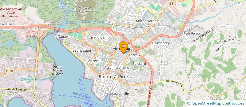 localisation de l'entreprise MONSIEUR MATTHIAS NOEL à LES ABYMES