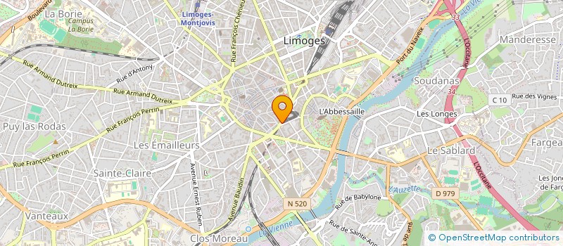 localisation de l'entreprise MONSIEUR MATTHIAS OLETCHIA à LIMOGES